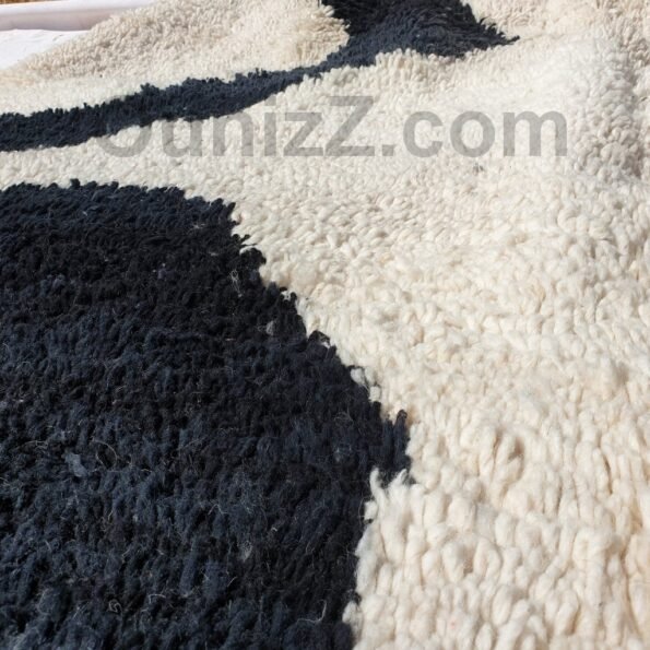 DIVIA | 8'2x5'7 Ft | 2,50x1,75 m | Moroccan Beniourain Rug | 100% wool handmade - Image 6