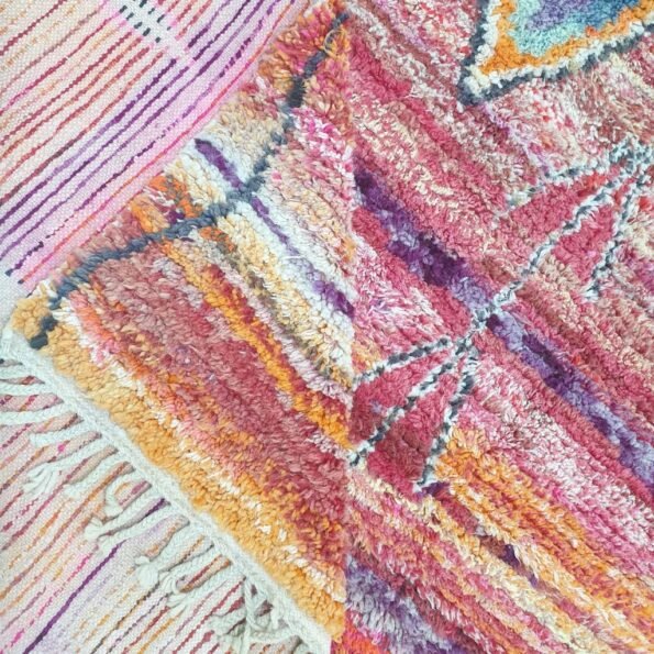 FONON | 9'6x6'3 Ft | 2,92x1,91 m | Moroccan Colorful Rug | 100% wool handmade - Image 6