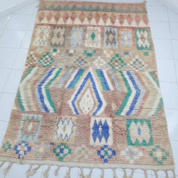 GHIWLA | 9'5x6'7 Ft | 2,90x2,00 m | Moroccan Colorful Rug | 100% wool handmade - Image 5