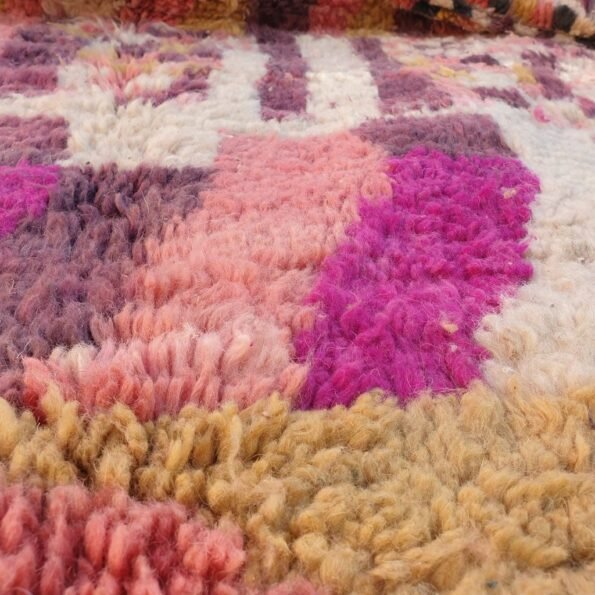 GIRY | 8x5'6 Ft | 2,4x1,7 m | Moroccan Colorful Rug | 100% wool handmade - Image 8