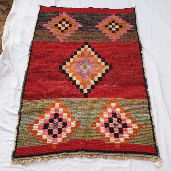 HAMRY | 8x5'5 Ft | 2,5x1,7 m | Moroccan Colorful Rug | 100% wool handmade - Image 4