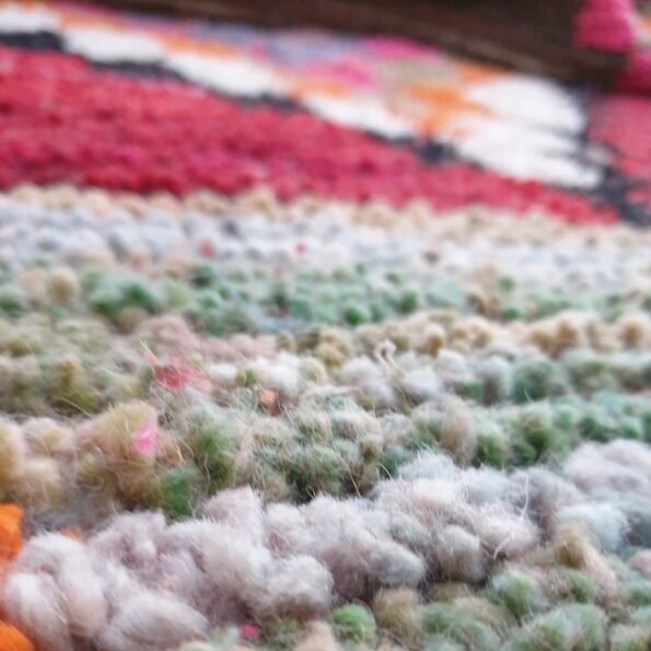 HAMRY | 8x5'5 Ft | 2,5x1,7 m | Moroccan Colorful Rug | 100% wool handmade - Image 6