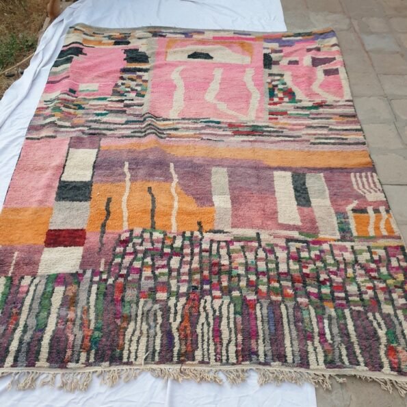 HARAR | Boujaad Rug 12'3x9'8 Ft 4x3 M | 100% wool handmade in Morocco