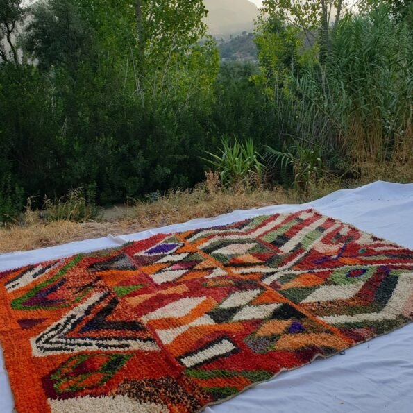 HAYZA | 9'9x6'7 Ft | 3x2 m | Moroccan Colorful Rug | 100% wool handmade - Image 7