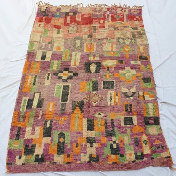 HEJRIYA | 9'9x6'5 Ft | 3x2 m | Moroccan Colorful Rug | 100% wool handmade - Image 4