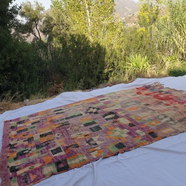 HEJRIYA | 9'9x6'5 Ft | 3x2 m | Moroccan Colorful Rug | 100% wool handmade - Image 7