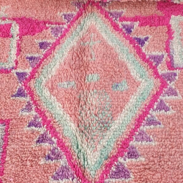 HYBA | 10x6'5 ft | 3x2 m | Moroccan VINTAGE STYLE Colorful Rug | 100% wool handmade - Image 6