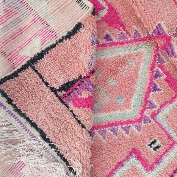 HYBA | 10x6'5 ft | 3x2 m | Moroccan VINTAGE STYLE Colorful Rug | 100% wool handmade - Image 5