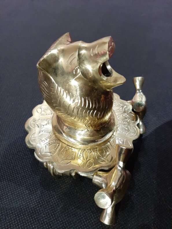 Moroccan Brass Lion Head-Shaped Faucet, 100% Handmade, Unique Moroccan Design - Image 2