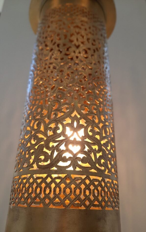 Moroccan brass wall lamps - Image 2