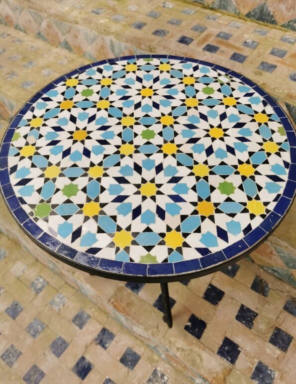 CUSTOMIZABLE Mosaic Table - Crafts Mosaic Table - Mosaic Table Art - Mid Century Mosaic Table - Image 6