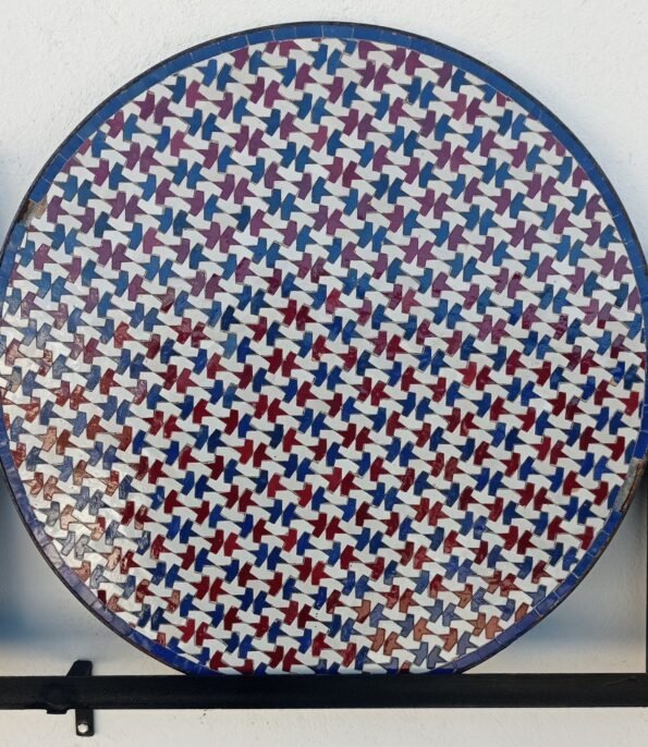 Moroccan Round Mosaic Table For Outdoor - Image 4