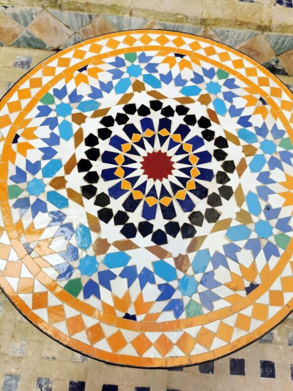 CUSTOMIZABLE Mosaic Table - Crafts Mosaic Table - Mosaic Table Art - Mid Century Mosaic Table - Image 8