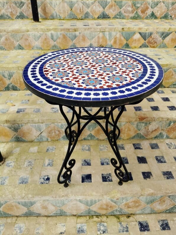 CUSTOMIZABLE Mosaic Table - Crafts Mosaic Table - Mosaic Table Art - Mid Century Mosaic Table - Image 6