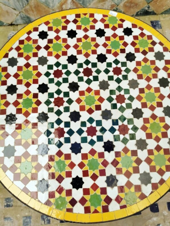 CUSTOMIZABLE Mosaic Table - Patio Coffee Table - Custom Your Table's Colors And Height - Image 7