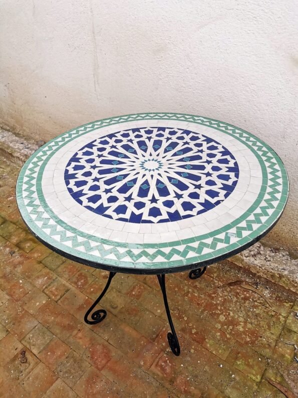 CUSTOMIZABLE Mosaic Table - Crafts Mosaic Table - Mosaic Table Art - Mid Century Mosaic Table - Image 7