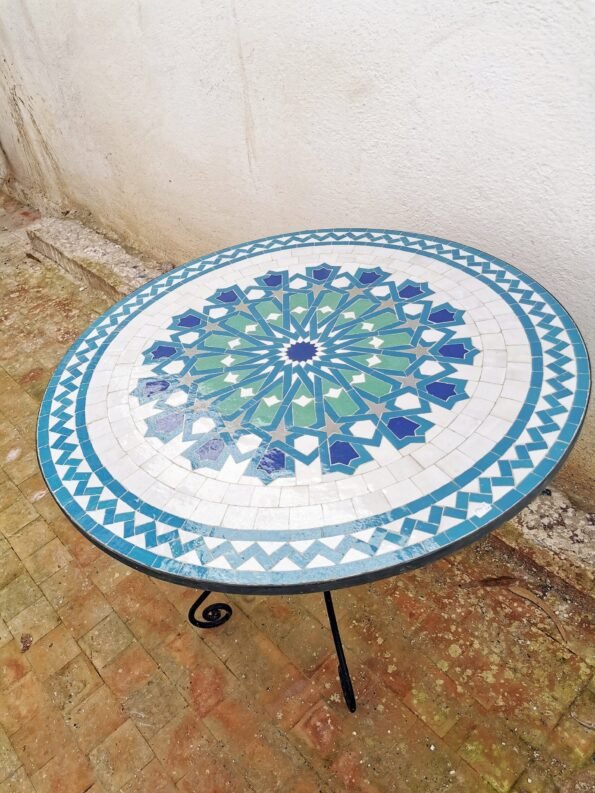 CUSTOMIZABLE Mosaic Table - Crafts Mosaic Table - Mosaic Table Art - Mid Century Mosaic Table - Image 5