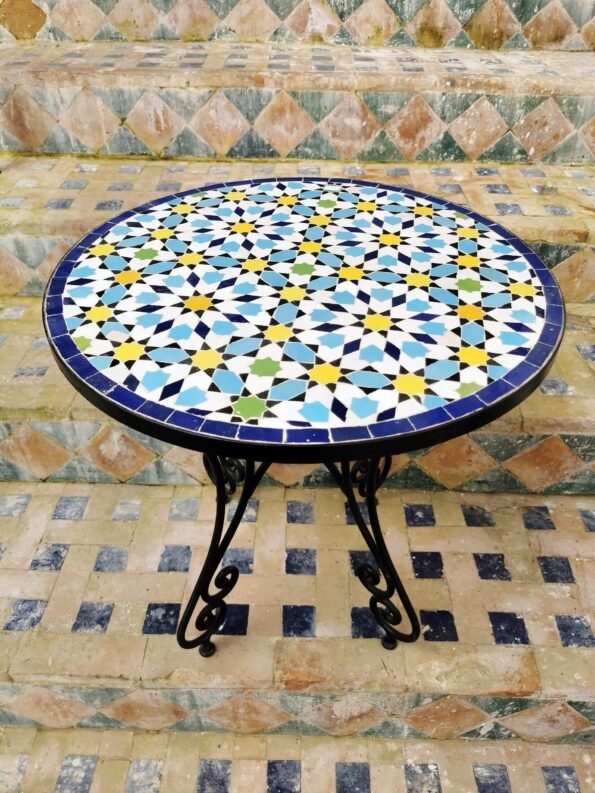 CUSTOMIZABLE Mosaic Table - Crafts Mosaic Table - Mosaic Table Art - Mid Century Mosaic Table - Image 5