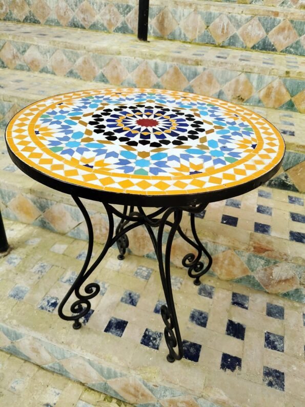 CUSTOMIZABLE Mosaic Table - Crafts Mosaic Table - Mosaic Table Art - Mid Century Mosaic Table - Image 6