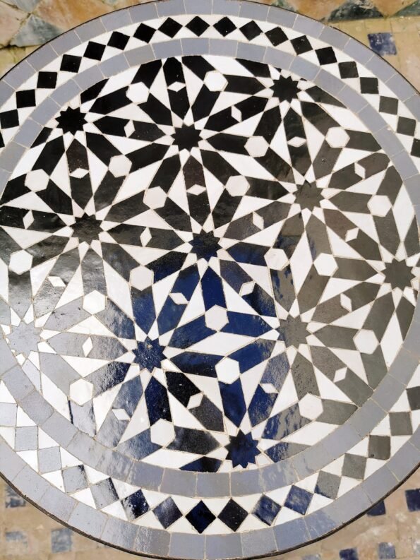 CUSTOMIZABLE Mosaic Table - Crafts Mosaic Table - Mosaic Table Art - Mid Century Mosaic Table - Image 6