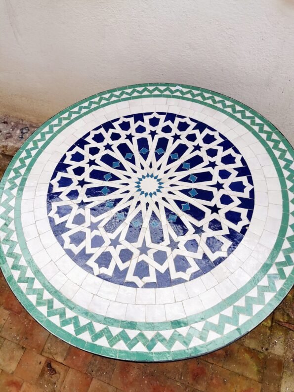 CUSTOMIZABLE Mosaic Table - Crafts Mosaic Table - Mosaic Table Art - Mid Century Mosaic Table - Image 5