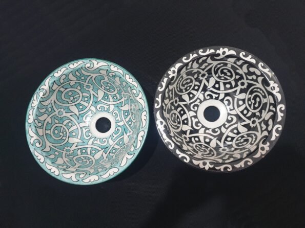 Moroccan ceramic sink wash basin - Image 3