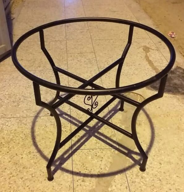 Personalized Moroccan Round Mosaic Tiles Table For Outside - Image 5