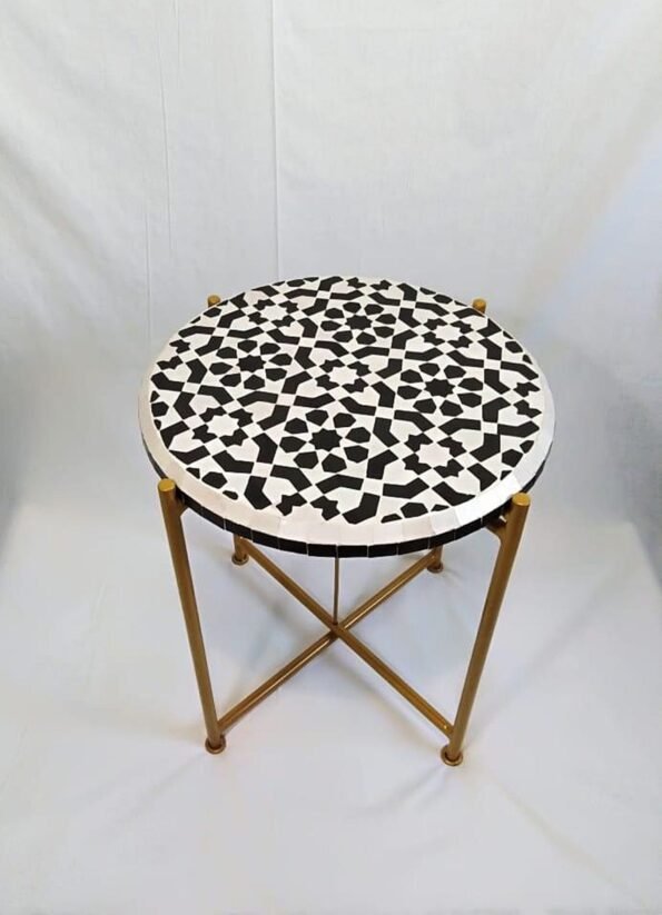 CUSTOMIZABLE Mosaic Table - Crafts Mosaic Table - Mosaic Table Art - Mid Century Mosaic Table - Image 11