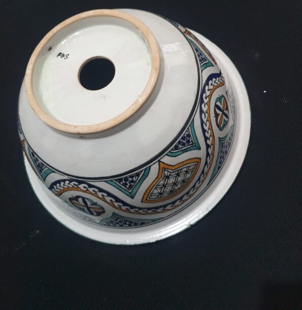 Moroccan ceramic sink wash basin - Image 4