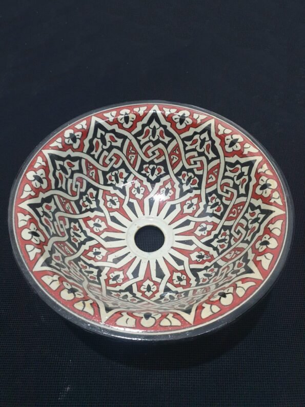 Moroccan ceramic sink wash basin - Image 2