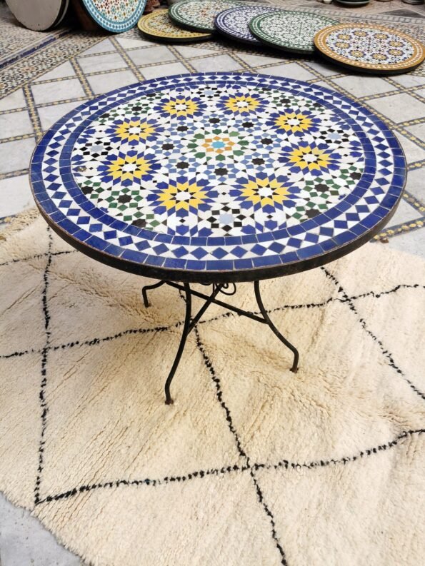 CUSTOMIZABLE Mosaic Table - Crafts Mosaic Table - Mosaic Table Art - Mid Century Mosaic Table - Image 5