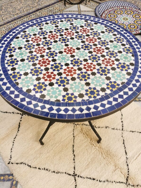 CUSTOMIZABLE Mosaic Table - Crafts Mosaic Table - Mosaic Table Art - Mid Century Mosaic Table - Image 7