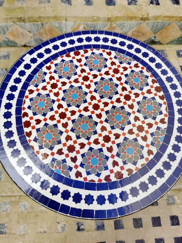 CUSTOMIZABLE Mosaic Table - Crafts Mosaic Table - Mosaic Table Art - Mid Century Mosaic Table - Image 5