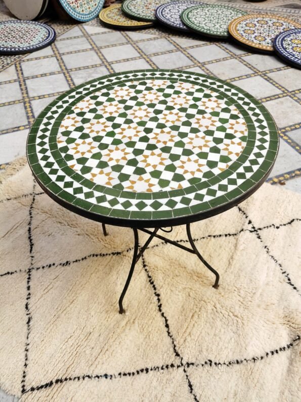 CUSTOMIZABLE Mosaic Table - Crafts Mosaic Table - Mosaic Table Art - Mid Century Mosaic Table - Image 5