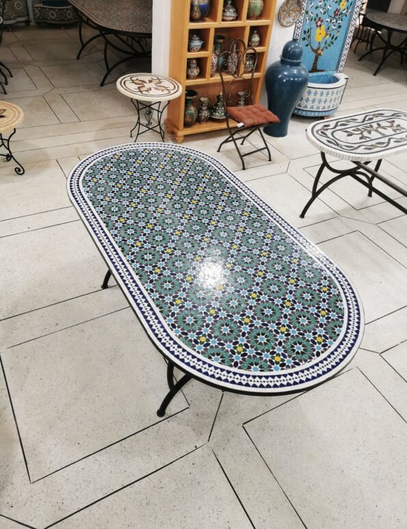 CUSTOMIZABLE Mosaic Table - Crafts Mosaic Table - Mosaic Table Art - Mid Century Mosaic Table - Handmade Huge Table - Image 11