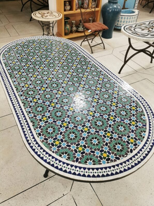 CUSTOMIZABLE Mosaic Table - Crafts Mosaic Table - Mosaic Table Art - Mid Century Mosaic Table - Handmade Huge Table - Image 14