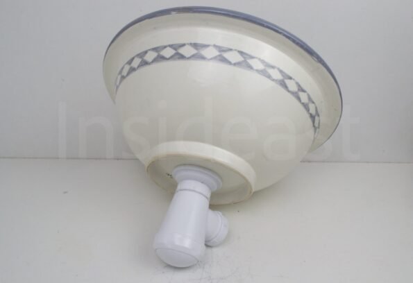 Ceramic Vanity Vessel Sink | Hand Painted Bowl Top Sink - Image 3