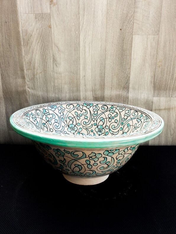 Moroccan ceramic sink wash basin - Image 6