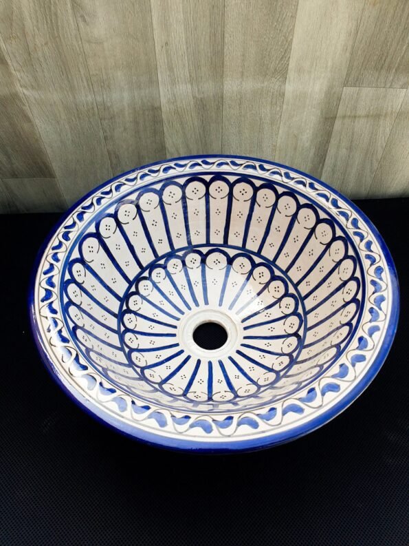 Moroccan ceramic sink wash basin - Image 7