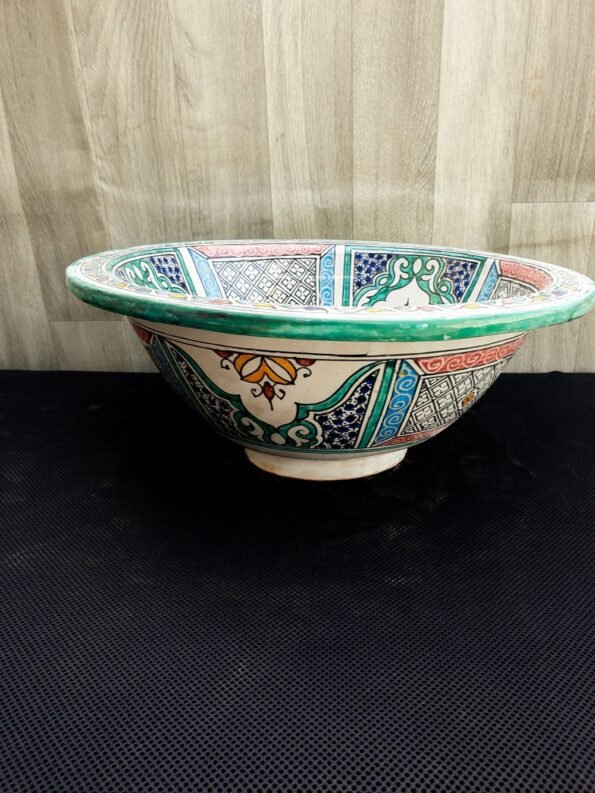 Moroccan ceramic sink wash basin - Image 3