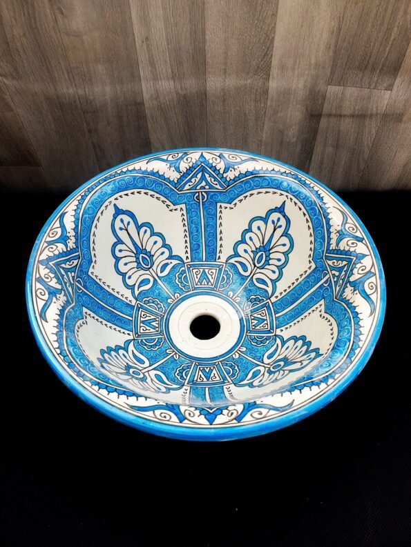 Moroccan ceramic sink wash basin - Image 2