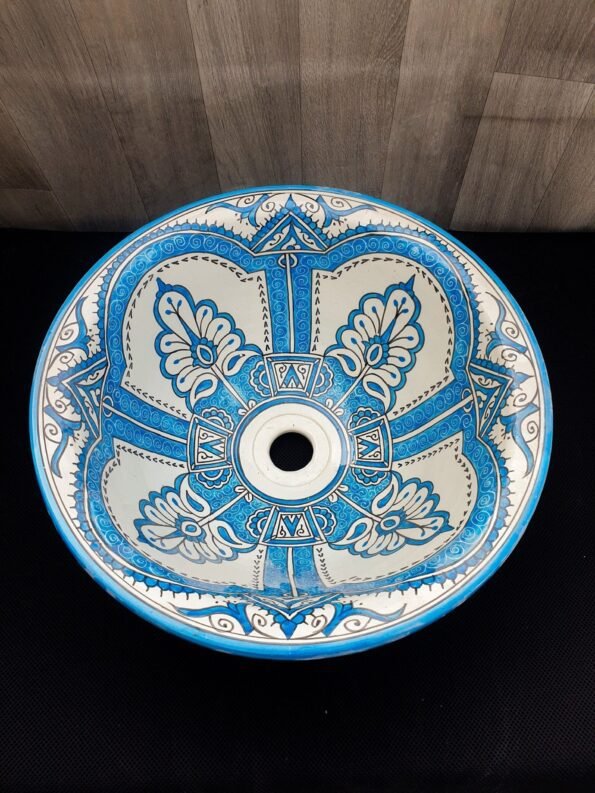 Moroccan ceramic sink wash basin - Image 5