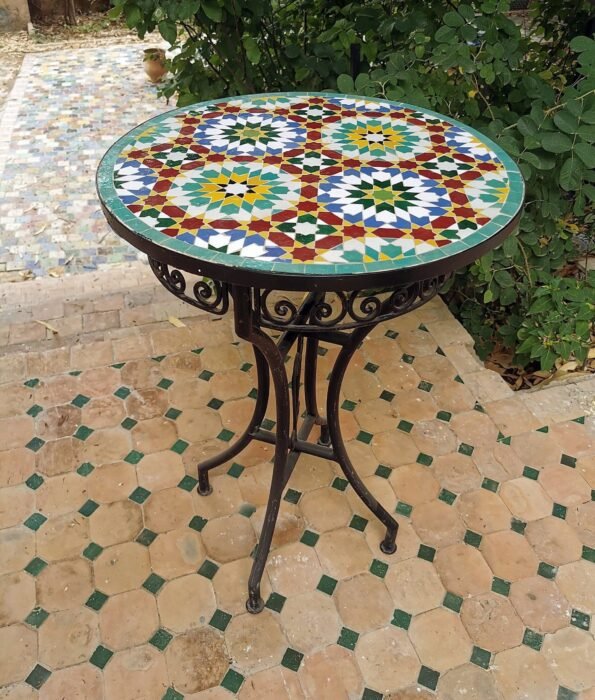 CUSTOMIZABLE Mosaic Table - Crafts Mosaic Table - Mosaic Table Art - Mid Century Mosaic Table - Image 5