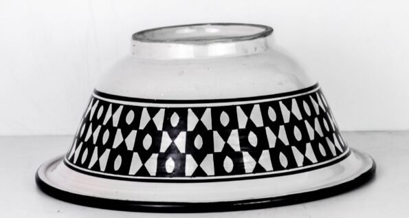 Pottery Handmade Vessel Sink Painted Moroccan Washbasin for Bathroom and guest bathroom - Image 7