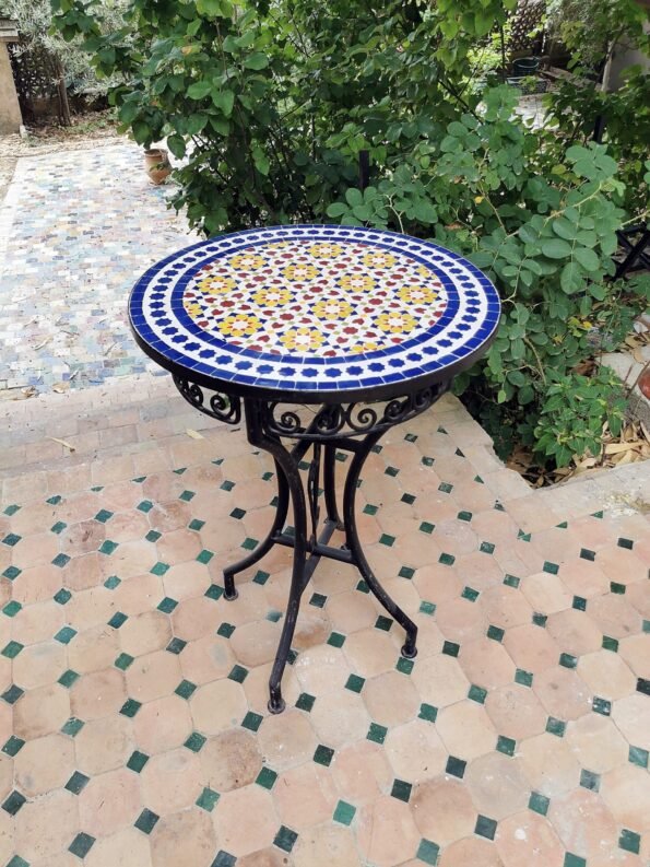 CUSTOMIZABLE Mosaic Table - Crafts Mosaic Table - Mosaic Table Art - Mid Century Mosaic Table - Image 5