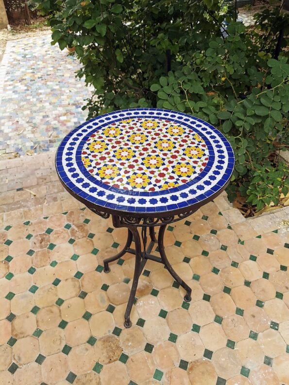 CUSTOMIZABLE Mosaic Table - Crafts Mosaic Table - Mosaic Table Art - Mid Century Mosaic Table - Image 8