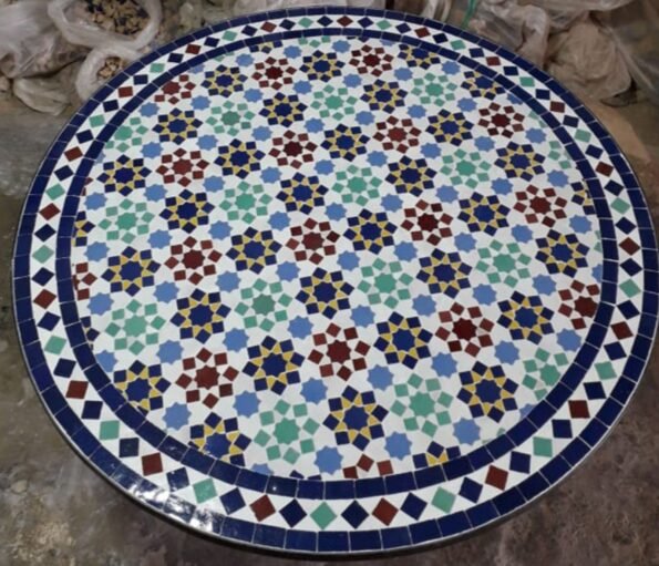 Moroccan Mosaic Handmade Rustic Coffee Table