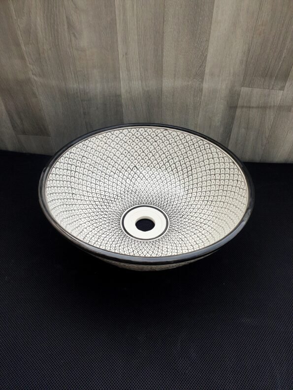 Moroccan ceramic sink wash basin