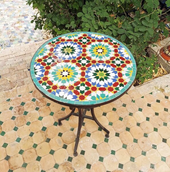 CUSTOMIZABLE Mosaic Table - Crafts Mosaic Table - Mosaic Table Art - Mid Century Mosaic Table - Image 7