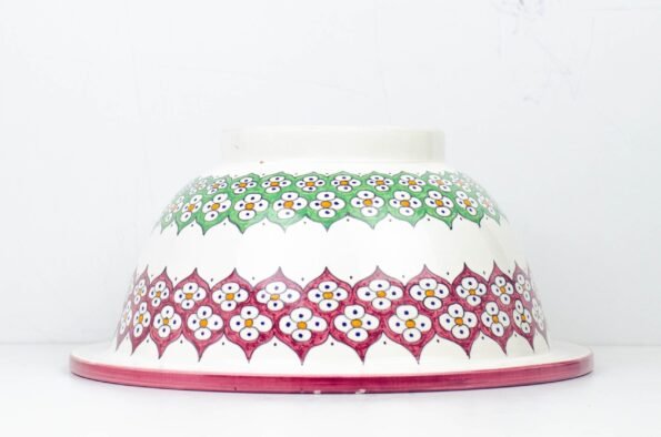 Pottery Handmade Vessel Sink Painted Moroccan Washbasin for Bathroom and guest bathroom - Image 3